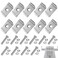 20pcs Screws Kit for Rhino-Rack Pioneer Rotopax, M6 304 Stainless Steel Machine Screws for Rhino Rack Pioneer Rotopax Screws Nut Kit Machine Screws Accessories for Car Bracket 43203 (25mm)