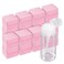 1080 PCS Pink Lint Free Nail Wipes, Eyelash Extension Wipes, Super Absorbent Soft Non-Woven with a Pump Dispenser Bottle Disposable Nail Polish Remover for Polish Clean Acrylic Nails Remover