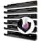 YMVV Iridescent Acrylic Nail Polish Wall Racks,15&quot; Increased Width Clear Rainbow Wall Mounted Shelves Nail Polish Organizer,Sunglasses Essential Oil Storage Shelf Display 6 Pack