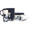 Voltogar Ceramic Mug Travel Coffee Wave Cup with Lid and Handle for Home &amp; Office, Porcelain Tall Tea Art Cup with Color Box, Wave Mugs Set of 2