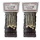 ALAZCO 14 pc Vintage Style Hair Roller Medium BRUSH ROLLERS &amp; PINS Mesh Hair Curlers With Bristles 2.5"x 3/4", with Flexible Locking Pins
