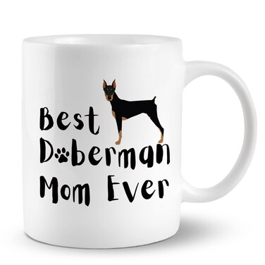 PUHEI Rottweiler Property Laws 11 Ounces Ceramic Mug Cup, Funny Rottweiler Dog Coffee Tea Mug Cup, Home Girls Room Office Decor, Christmas Birthday Gifts for Dog Lovers Rottweiler Mom Owner Girls