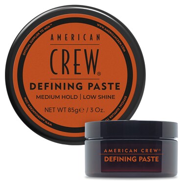 American Crew Men's Hair Defining Paste, Like Hair Gel with Medium Hold Hair Gel &amp; Low Shine, 3 oz