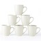 AmorArc 15oz Ceramic Coffee Mugs Set of 6, Large Stoneware Coffee Cups for Men Women Dad Mom, Dishwasher&amp;Microwave Safe Mugs with Textured Patterns for Latte/Cappuccino/Cocoa, Matte Beige