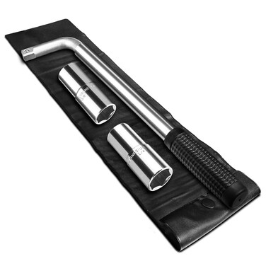 pgroup Telescoping Lug Wrench, Extended Lug Wheel Wrench with 17mm/19mm(3/4&rdquo;), 21mm(13/16&rdquo;)/22mm(7/8&rdquo;) Chrome Vanadium Steel Sockets for Car, Truck, Vans