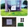 Golf Practice Net, Golf Hitting Nets, Heavy Duty Outdoor Indoor Sports Barrier Netting, Durable and Strong Polyethylene Netting with Rope and Target Cloth