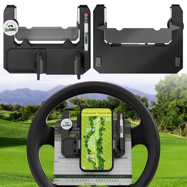 CLUBRALLY Golf Cart Accessories Steering Wheel Phone Mount for Club Car EZGO Yamaha