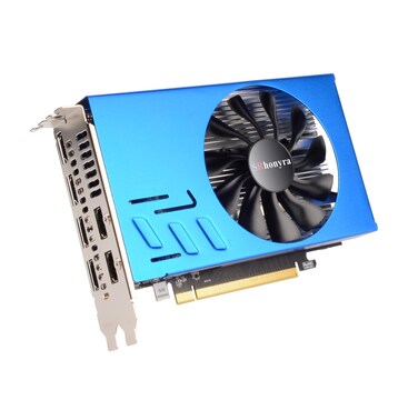 SRhonyra Radeon R7 350 HD7750 4GB 6 Monitor Graphics Card with Resolution Locked Feature, GDDR5 128-Bit 6&times;HDMI 2.0 Ports, Video Wall, Projection Fusion, Stock Trading and Monitoring