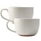 BYCNZB 38oz ceramic large Soup mugs with Hanlde for Coffee,Cereal,Salad,Noodles,Tea,Soup Bowls Cups,Microwave &amp;Dishwasher Safe Set of 2 (Cream)
