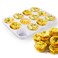 Juome Silicone Egg Bite Molds - 12 Cups Silicone Muffin Pans for Baking, Nonstick Cupcake Pan Silicone Mold for Making Tarts, Meatloaf and Mini Cheesecakes