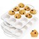 FUNBAKY Silicone Muffin Pans for Baking, Metal Reinforced Frame 12 Cups Regular Size Silicone Cupcake Pan Nonstick Muffin Tin for Baking Muffin, Cupcake, Frittatas
