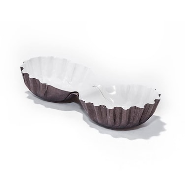 Decony Sous Vide Egg Bites Mold- 20 Pcs Dual Cup Egg Bite Molds (6 x 3 x 1.3inches)- Free Standing Double Sous Vide Egg Bite Mold for Oven, Microwave- Non Stick Egg Tart Molds for Baking