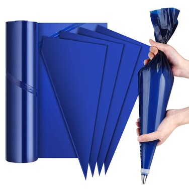 ELECLAND 50Pcs Disposable Piping Bags Extra Large Thicken 21Inch Pastry Bags Icing Piping Bags for Cookies Cupcakes Dessert Cakes Decorating