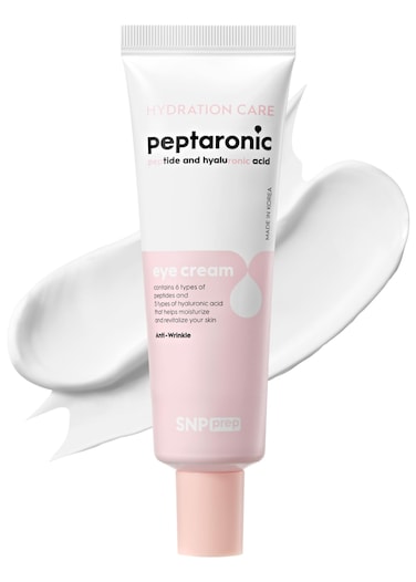 [K Beauty Snp] Peptaronic Eye Cream   Peptide and Hyaluronic Acid Eye Cream   Under Eye Cream for Dark Circles   Eye Repair Cream   Korean Skin Care   Puffy Eyes Treatment   1.69 Fl Oz