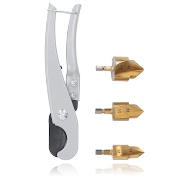 3Pcs Expansion Repair Drill Bit for PPR Water Pipe, Expansion Repair Drill Bit, with Pipe Cutter, PVC Pipe Reamer Drill Bit for Hand Drill, Electric Wrench