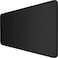 Large Extended Gaming Mouse Pad with Stitched Edges, (31.5X15.7In) Durable Non-Slip Natural Rubber Base, Waterproof Computer Keyboard Pad Mat for Esports Pros/Gamer/Desktop/Office/Home-Black