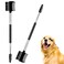 2 Pcs Double-Sided Grooming Comb - Tear Stain Remover and Eye Cleaning Brush for Dogs and Cats