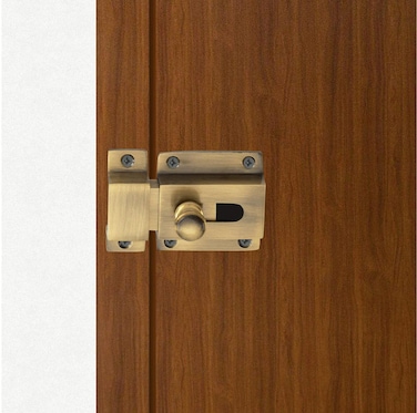 Sardar 3 inch Antique Heavy Duty Brass Door Security Latch Lock Tower Bolt  Baby Latch  for Home/Bathroom/Kitchen/Office (1)
