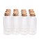 Danmu 30ml 1.18" x 2.75" Potion Bottles,Glass Bottles with Cork Stopper,Mini Glass Bottles,Small Glass Jars for Wedding Favors,Halloween Decorations,Baby Shower,Party Favors(12Pcs)