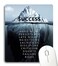Wknoon Inspirational Quote Success Iceberg Motivational Quotes Mouse Pad Office Decor