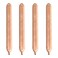 BQLZR Flat Heat Pipe Computer Tube 0.3x0.8x8cm Copper Sink CPU Tube Retrofit Pack of 4