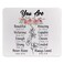 hold fizz Christian Mouse Pad, Bible Verse Mouse Pad, Christian Gifts for Women, Square Mouse Pad 9.5x7.9 Inch