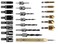 Aracombie 23 Pack Wood Chamfer Tool Set, Included 8pcs Wood Plug Cutter Drill Bit Set, 7pcs Three Pointed Countersink Drill Bit, 6pcs Countersink Drill Bits (5 Flute, 90 Degree), L-Wrench &amp; Automatic
