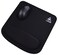Flex Gaming Mouse Pad with Wrist Support - Large (12.6 x 13 inches) Black Cloth Mousepad   Stitched Edges   Non-Slip Rubber Base   Ergonomic Foam Wrist Rest (Large)