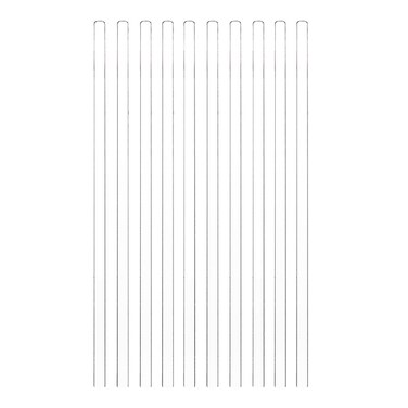 GSHLLO 10 Pcs 200mm Glass Stir Sticks Lab Stirring Rod Drink Swizzle Sticks Beverage Coffee Cocktail Stirrer Kitchen Mixing Rod with Round Ends for Laboratory Home Use