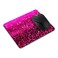 Non-Slip Rectangle Mousepad, WIRESTER Hot Pink Glitter Sparkle with Black Pink Glitter Leopard Mouse Pad for Home, Office and Gaming Desk