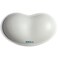 BRILA Ergonomic Silicone Mouse Wrist Rest, Cooling Silica Gel PU Leather Mouse Wrist Support Pad for Office Work and Laptop Computer Gaming (White Leather)