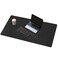 Mydours Extra Large Desk Pad, 36"x16" Long PU Leather Computer Laptop Keyboard Mat with Suede Base, XL Large Waterproof Desk Blotter Pad for Office/Home, Extended Desktop Protector Mat (Black)