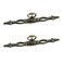 HNGSON Antique Cabinet Drawer Pull Knobs Furniture Door Pull Handle Knobs Decorative Dresser Cupboard Handle Pulls 2-Pack with Screws