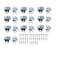 Cabinet Door Roller Catch RLECS 10Set 38mm/1.49inch Length Cabinet Furniture Closet Door Catch Latch with Screws, Silver