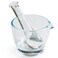 Ultrassist 8oz Glass Mortar and Pestle Bowl, Medicine Grinder and Mixer for Pharmacy or Science Lab