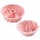Eokoaiee 6 inch Silicone Bundt Cakes Pan Fluted Tube Cake Baking Pans - 2pieces
