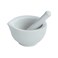 Porcelain Mortar and Pestle, Spice Garlic Herb Grinder,Mixing Grinding Bowl, Crusher Set,Kitchen Tools- 3.2inch