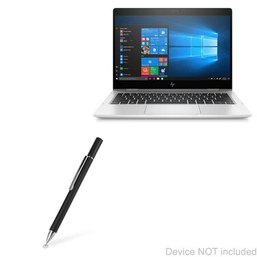 BoxWave Stylus Pen Compatible with HP EliteBook x360 830 G6 - FineTouch Capacitive Stylus, Super Precise Stylus Pen for HP EliteBook x360 830 G6 - Jet Black