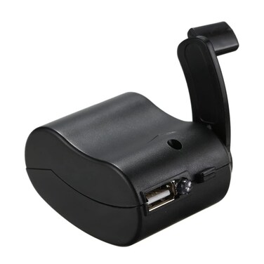 Hand Cranked Charger, USB Hand Crank Phone Charger Hand Power USB Charger for Outdoor Hiking Camping