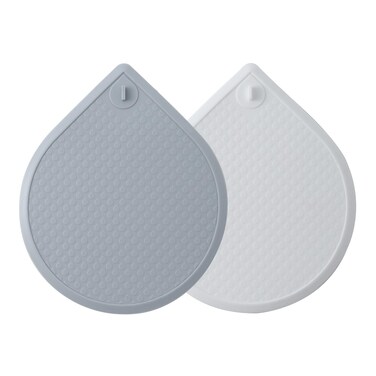 2PCS Bathtub Drain Stopper, 6 Inches Large Universal Silicone Tub Drain Stopper, Bathtub Drain Plug, Flat Suction Shower Bathtub Drain Cover for Bathroom Kitchen Laundry(White&amp;Grey)