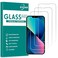 AVOAR 3 Pack Screen Protector for iPhone 14/iPhone 13/iPhone 13 Pro, for iPhone 13 Screen Protector, 6.1 Inch 9H HD Full Clear Screen Tempered Glass Protection, Anti-Scratch, Case Friendly