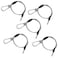 Security Cable, 5 Pieces Stainless Steel Wire 21 Inches Safety Cable Lock Eavy Duty Bike Lock Cable Metal Chain Lock Flexible Steel Cable with Loops for Gate Luggage Hanging Light Plant Pictures