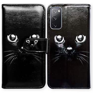 Bcov Case for Galaxy S20 FE 5G, Black Bird Green Leather Flip Case Wallet Cover with Card Slot Holder Kickstand for Samsung Galaxy S20 FE 5G / S20 Fan Edition