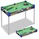 RAYKEEP 32&rdquo; Mini Pool Table, Removable Portable Billiards Table for Kids Adults, Compact and Space Saving Pool Table with 2 Cues, 16 Balls, Triangle, Chalk, Brush for Family Indoor Game(Green