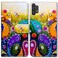 Bcov Case for Galaxy A32 5G, Colorful Dragonfly Leather Flip Phone Case Wallet Cover with Card Slot Holder Kickstand for Samsung Galaxy A32 5G 2021