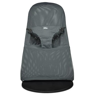 Fabric seat for Bouncer Belltop Compatible with Babyj&ouml;rn Bouncer (Cover, seat): Balance, Soft &amp; Bliss. Fresh mesh Style. Cover for Baby Bouncer. Baby seat for Hammock: Ergonomic fit - Grey