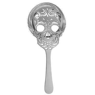 Skull Cocktail Strainer Bar Strainer with Handle
