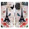 Bcov Case for Galaxy A52 5G, Paris Tower Butterfly Leather Flip Phone Case Wallet Cover with Card Slot Holder Kickstand for Samsung Galaxy A52 5G 2021