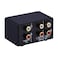 summina RCA Switch Audio Switcher RCA 2 in 1 Out / 1 in 2 Out A/B Switch Stereo Audio Splitter Box with No Distortion RCA Jack for Switching Between Computer Speakers and Headphones