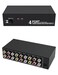 Suckoo 3RCA AV Audio Video Switcher Splitter 2 in 4 Out 2 in 2 Out DVD Player Game Console TV Box External TV Monitor Projector Stereo Amplifier Adapter Composite AV Selector Switch Box